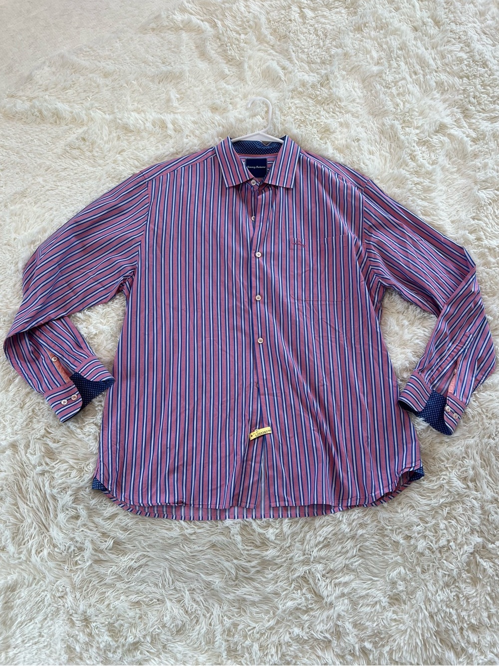 Tommy Bahama pink Striped Dress Shirt